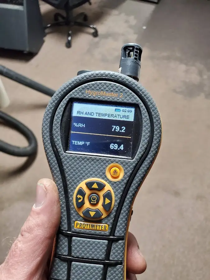 Moisture meter humidity assessment for Fire & Smoke Damage Restoration in Caledonia