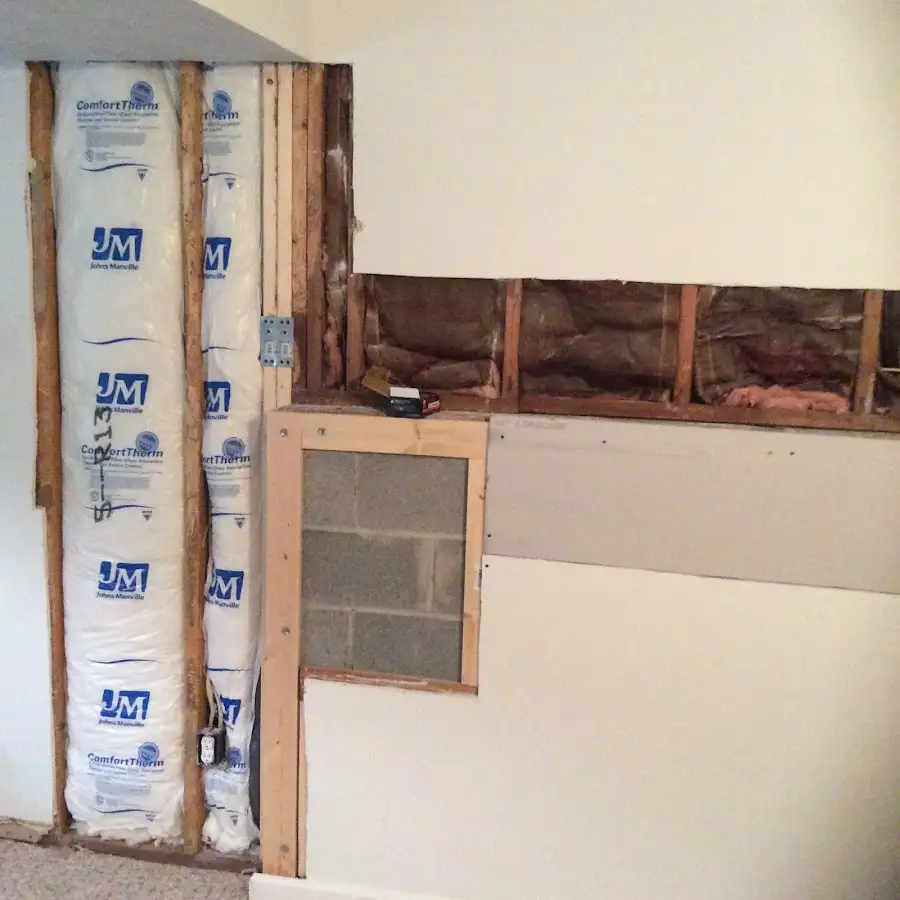 Wall insulation replacement during Structural Drying in Caledonia